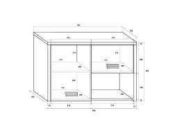 Pakabinama spintelė KIT-14