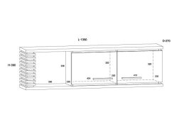 Pakabinama spintelė LAM-13