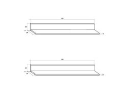 Pakabinamos lentynėlės MAG-02