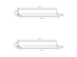 Pakabinamos lentynėlės STE-02