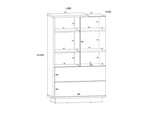 Pastatoma lentyna HYB-17