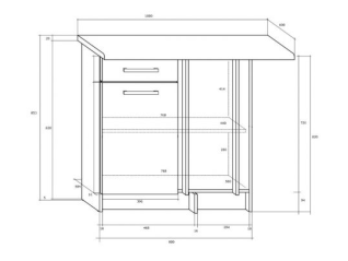 Pastatoma spintelė POLO S80NP