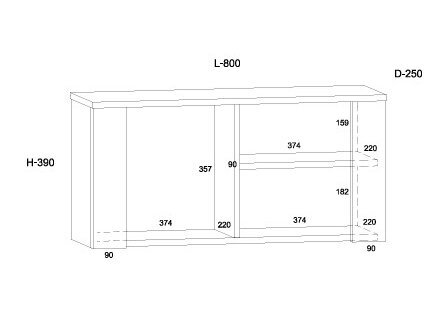 Pakabinama lentynėlė SLI-07 5 Pakabinama lentynėlė SLI-07 5