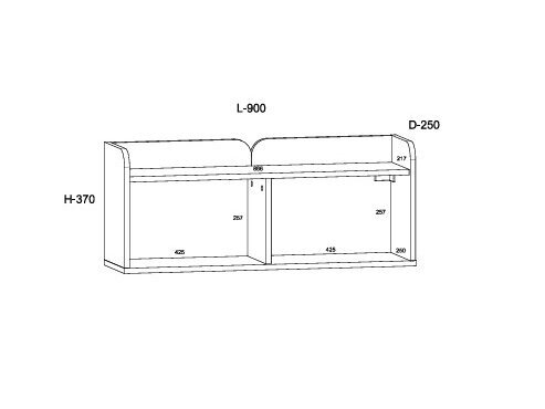 Pakabinama lentynėlė DOL-13 5