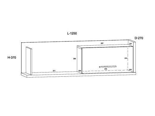 Pakabinama spintelė BOX-11 5
