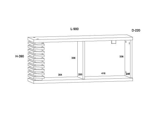 Pakabinama lentyna LAM-07 5