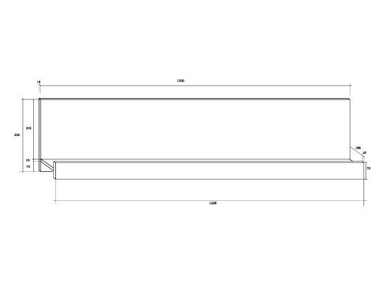 Pakabinama lentynėlė VRN-12 5 Pakabinama lentynėlė VRN-12 5