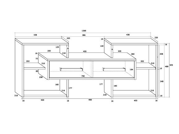 Pakabinama lentynėlė RIO-15 5 Pakabinama lentynėlė RIO-15 5