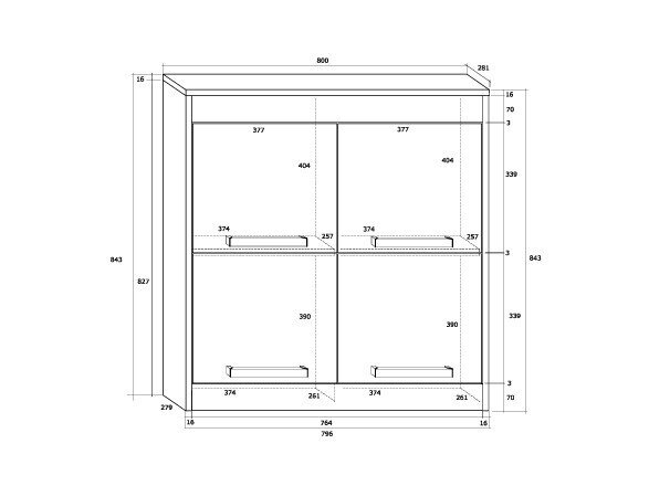 Pakabinama spintelė MXS-41 5