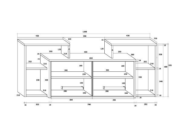 Pakabinama lentynėlė RIO-16 5