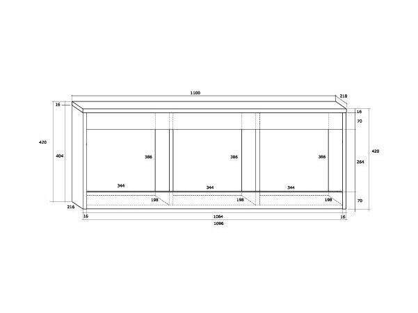 Pakabinama lentynėlė MXS-20 5
