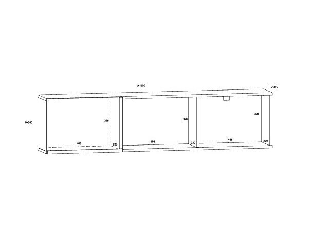 Pakabinama lentynėlė LAR-05 5