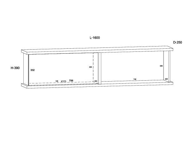 Pakabinama spintelė CRO-22 5