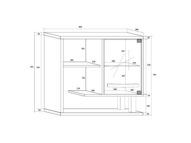 Pakabinama vitrina ANG-15 7 Pakabinama vitrina ANG-15 7