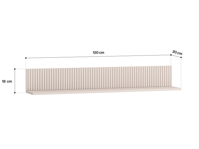 Pakabinama lentynėlė DUNEA 10