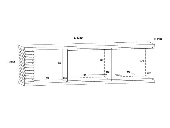 Pakabinama spintelė LAM-13 5 Pakabinama spintelė LAM-13 5
