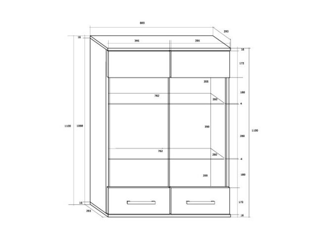 Pakabinama spintelė SLR-06 3 Pakabinama spintelė SLR-06 3