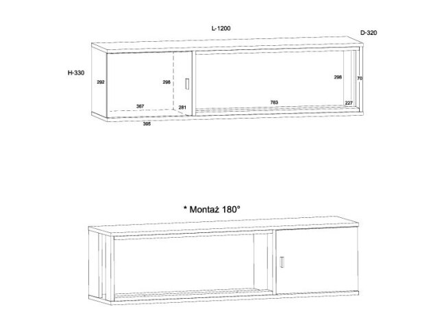 Pakabinama lentynėlė VEG-15 6