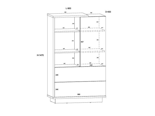 Pastatoma lentyna HYB-17 1
