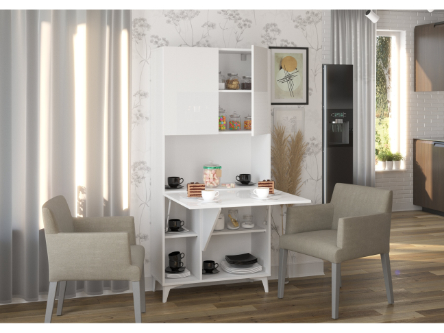 Pastatoma  spintelė-stalas MEGAN-1 12