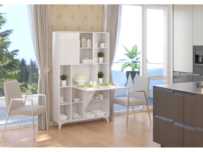Pastatoma  spintelė-stalas MEGAN-2 14
