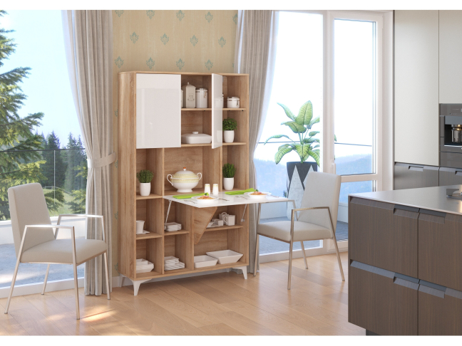 Pastatoma  spintelė-stalas MEGAN-2 30