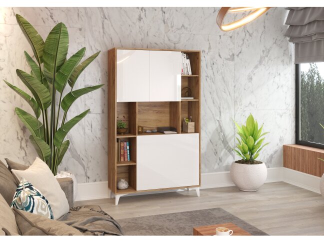 Pastatoma spintelė-stalas MEGAN 2 4