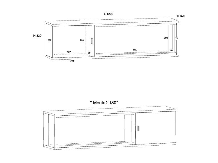 Pakabinama lentynėlė VEG-15 6