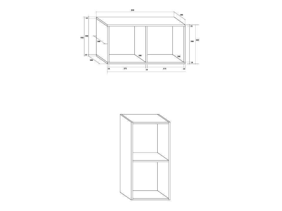 Pakabinama lentynėlė SVN-14 6
