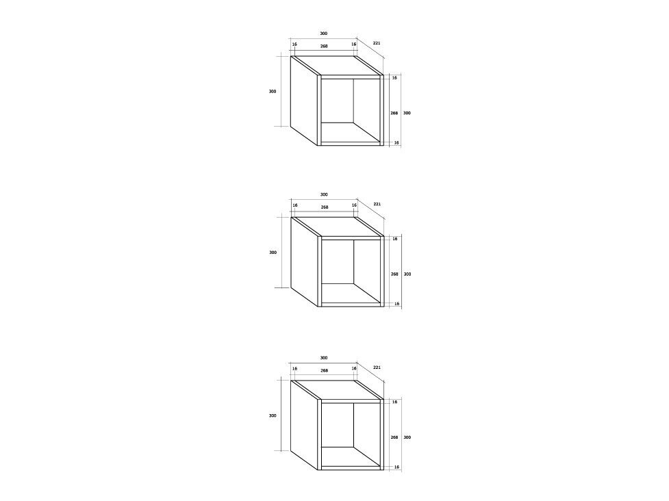 Pakabinamos lentynėlės SLR-02 3