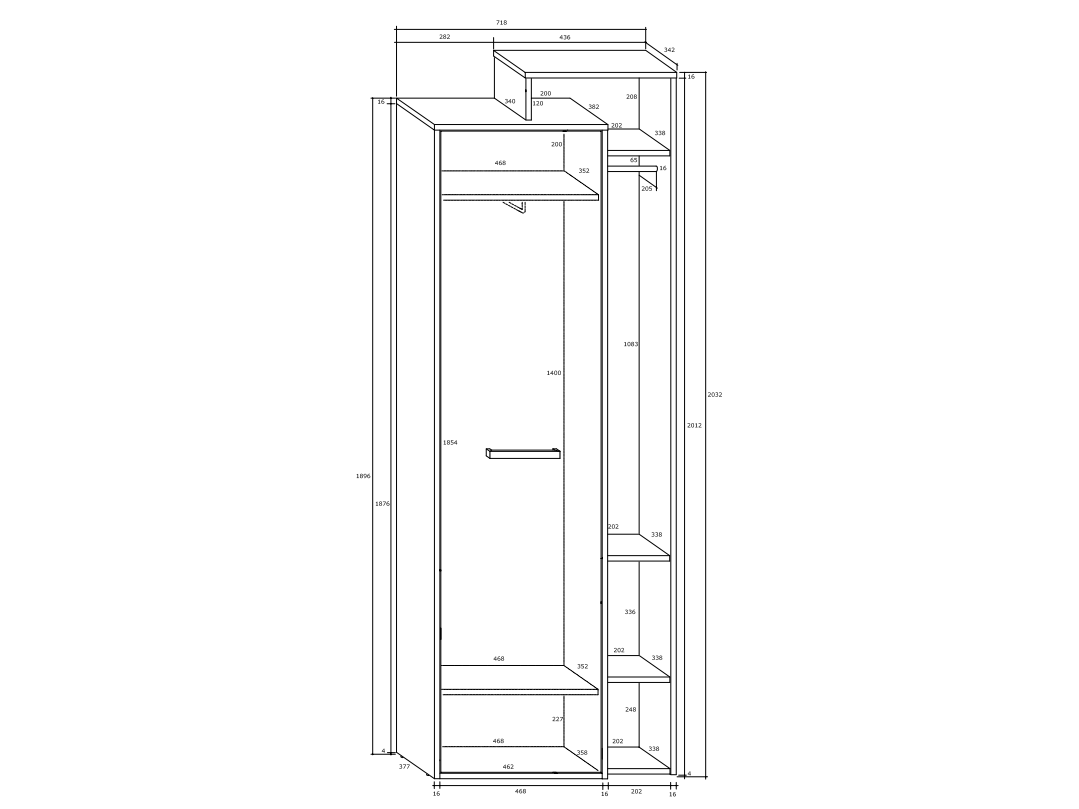 Prieškambario komplektas RIO 11 3