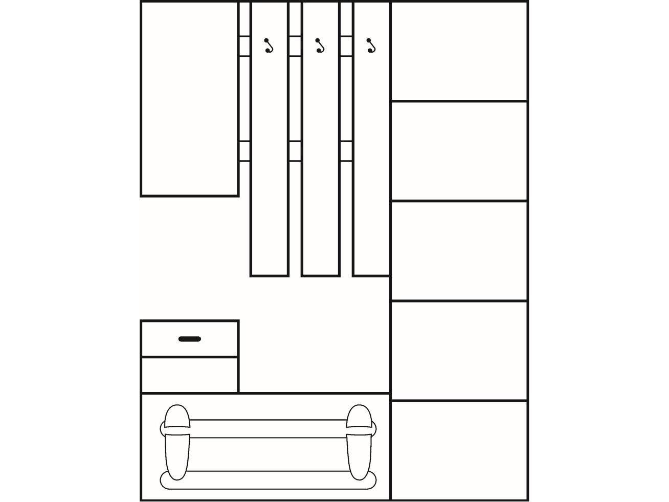 Prieškambario komplektas 1 1