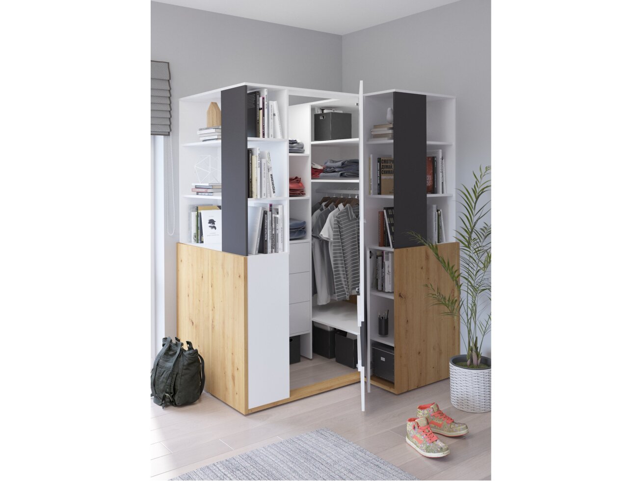 Spinta-drabužinė HEY 6 1 Spinta-drabužinė HEY 6 1