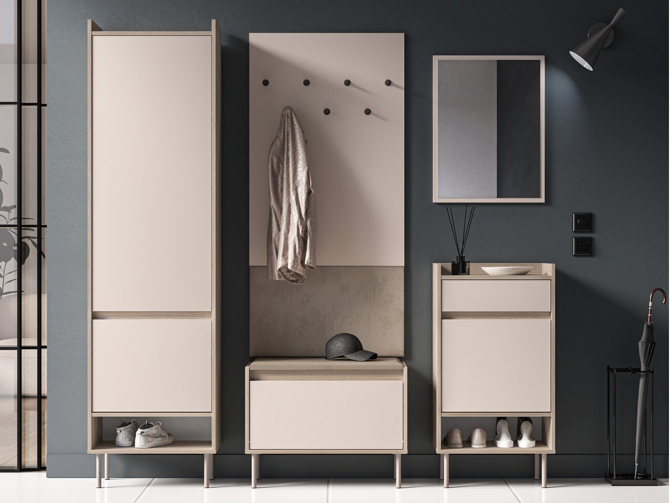 Prieškambario komplektas VOCO 10 Prieškambario komplektas VOCO 10