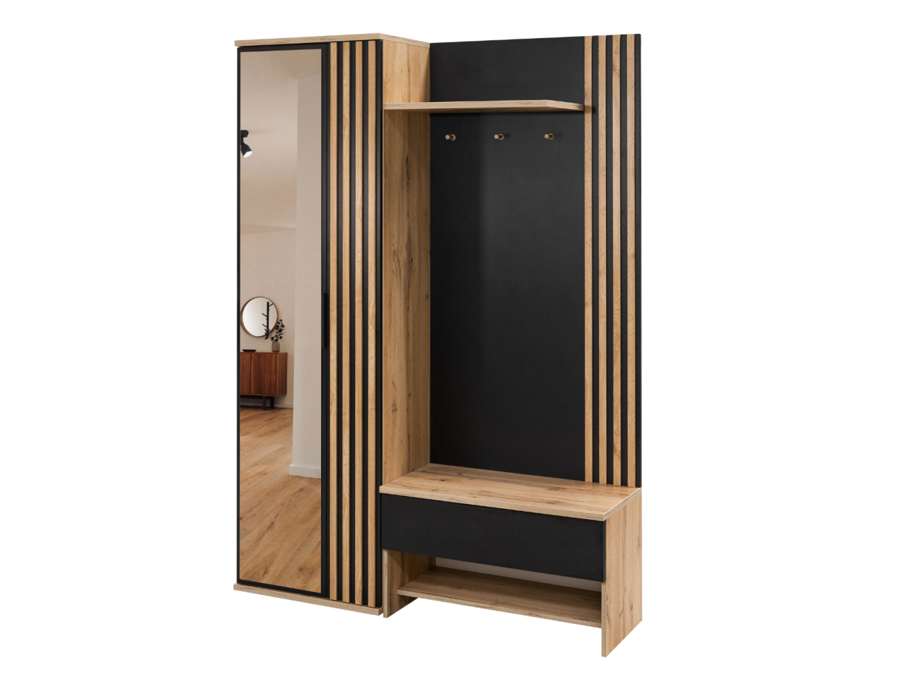 Prieškambaris MILO 140 z Lamelami Prieškambaris MILO 140 z Lamelami