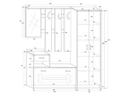 Prieškambario komplektas 1