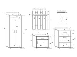 Prieškambario komplektas 3