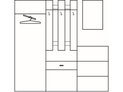 Prieškambario komplektas 3