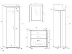Prieškambario komplektas 6