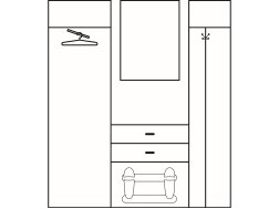 Prieškambario komplektas 6