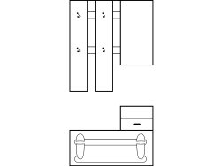 Prieškambario komplektas LUNA