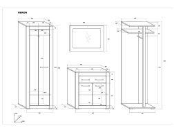 Prieškambario komplektas NERON