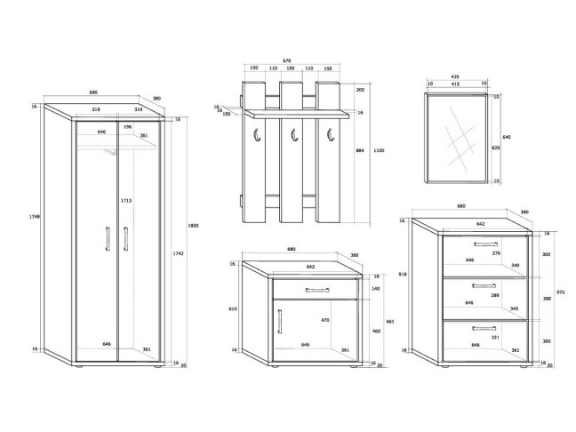 Prieškambario komplektas 3 2 Prieškambario komplektas 3 2