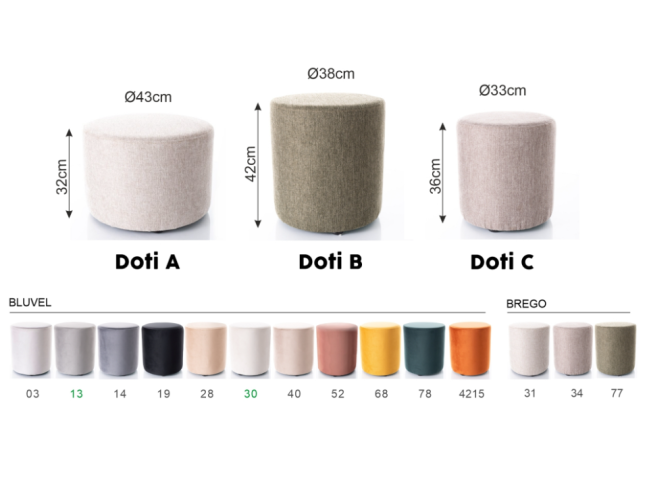 Pufas DOTI C BREGO 3 Pufas DOTI C BREGO 3