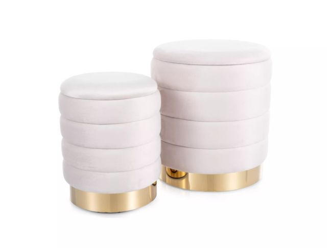 Pufų rinkinys BRITTA VELVET