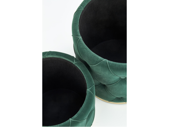 Pufų rinkinys POLLY 4 Pufų rinkinys POLLY 4