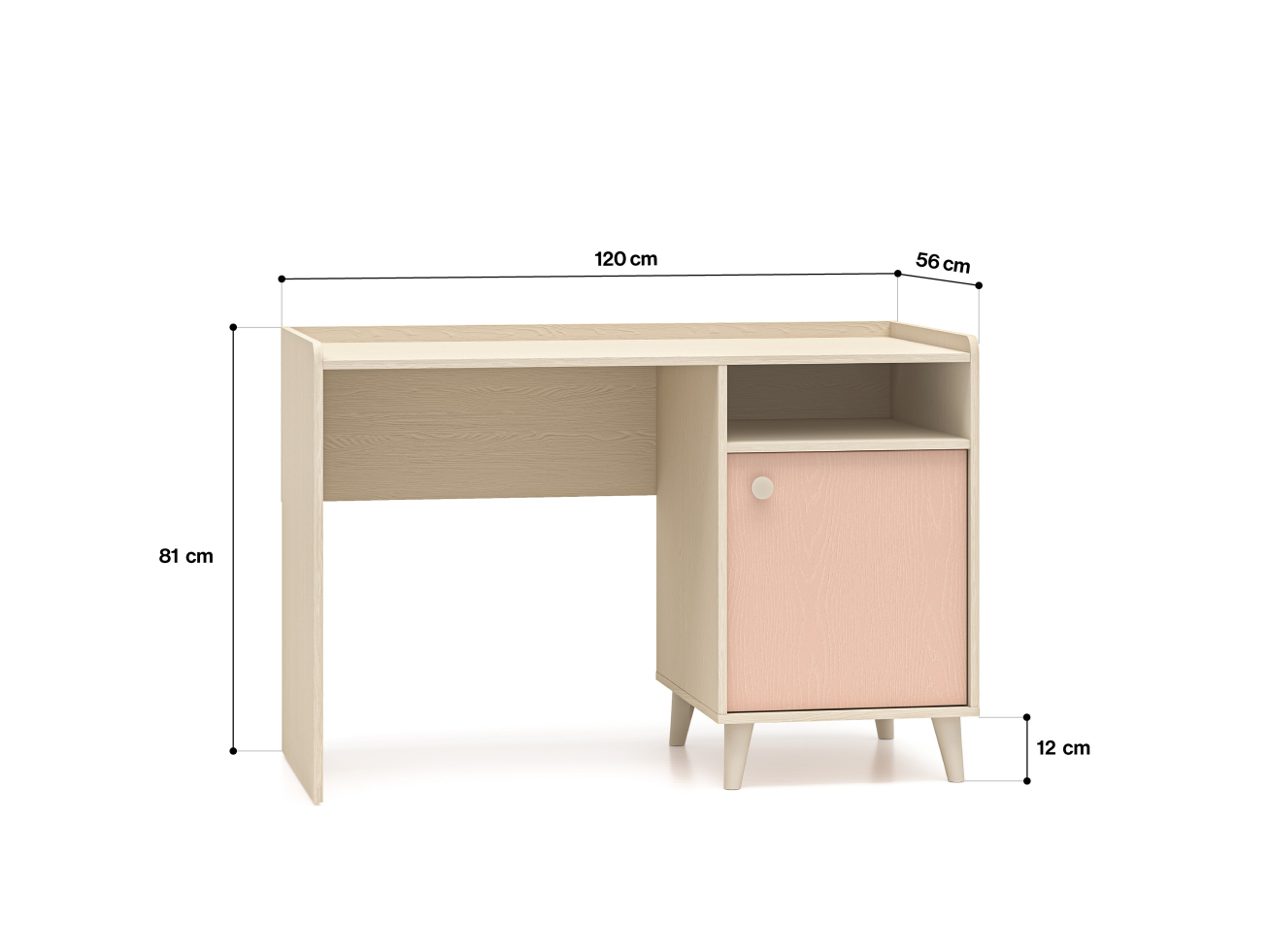 Rašomasis stalas MEVEL 07 6 Rašomasis stalas MEVEL 07 6