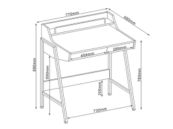 Rašomasis stalas B-168
