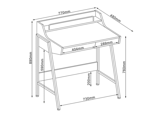 Rašomasis stalas B-168 2
