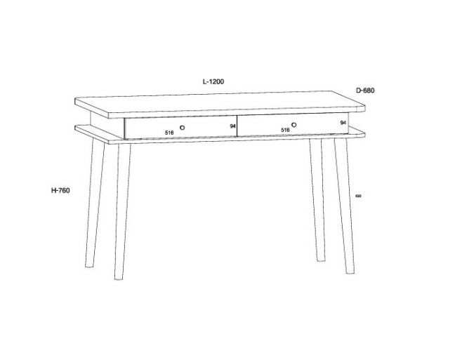 Rašomasis stalas DOL-02 5